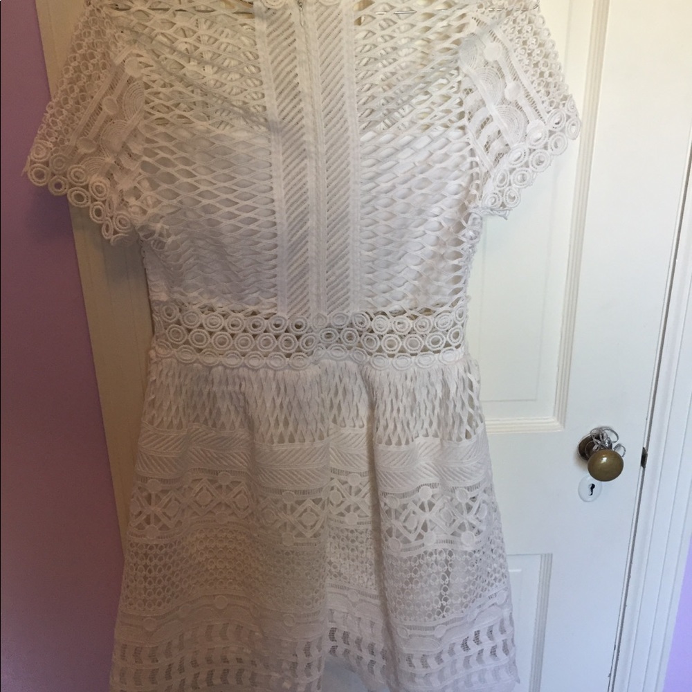 White Lace Dress - Picture 3 of 3